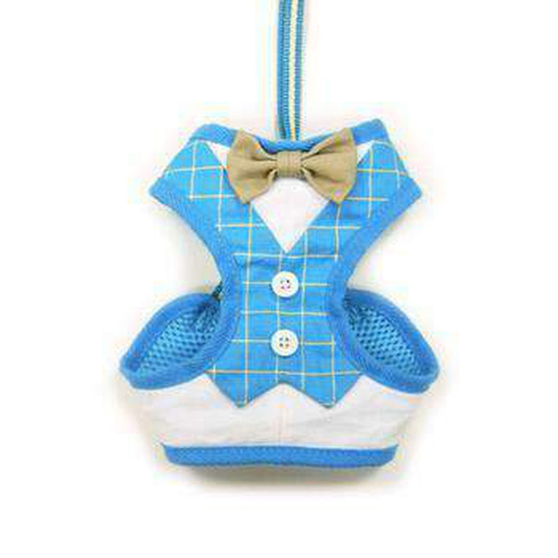 EasyGo Bowtie Dog Harness by Dogo - Blue, Collars and Leads, Furbabeez, [tag]