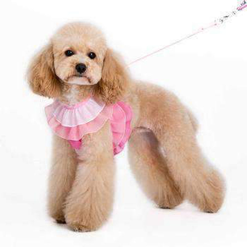 EasyGo Multi Ruffle Dog Harness by Dogo - Pink, Collars and Leads, Furbabeez, [tag]