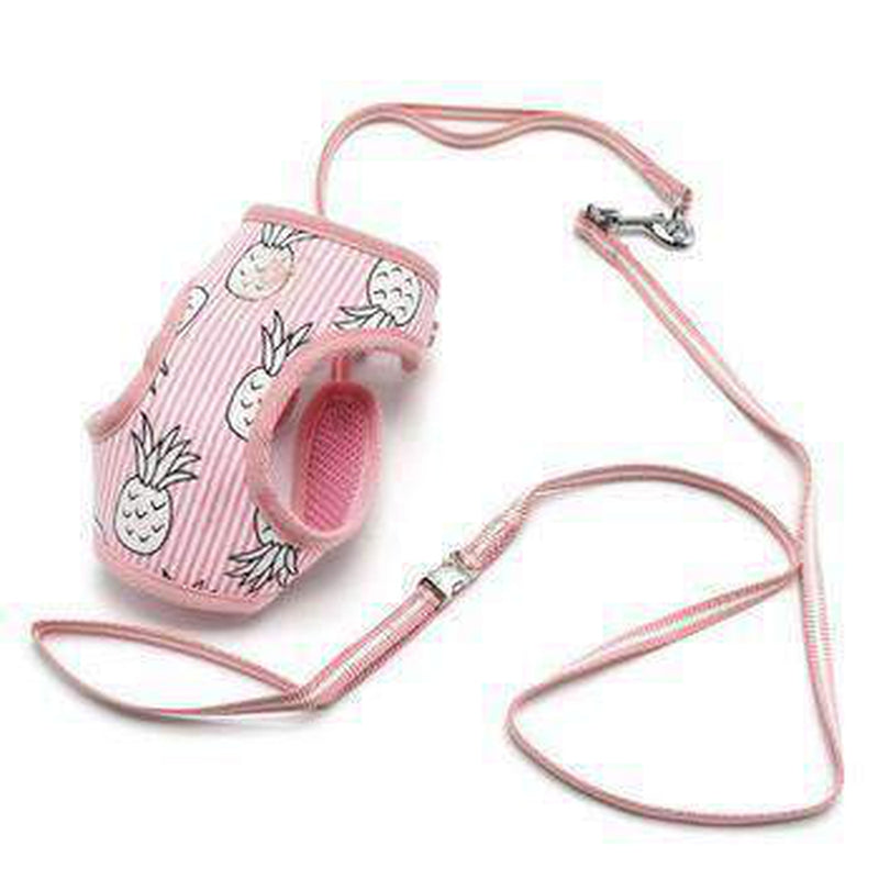 EasyGO Pineapple Dog Harness by Dogo - Pink, Collars and Leads, Furbabeez, [tag]