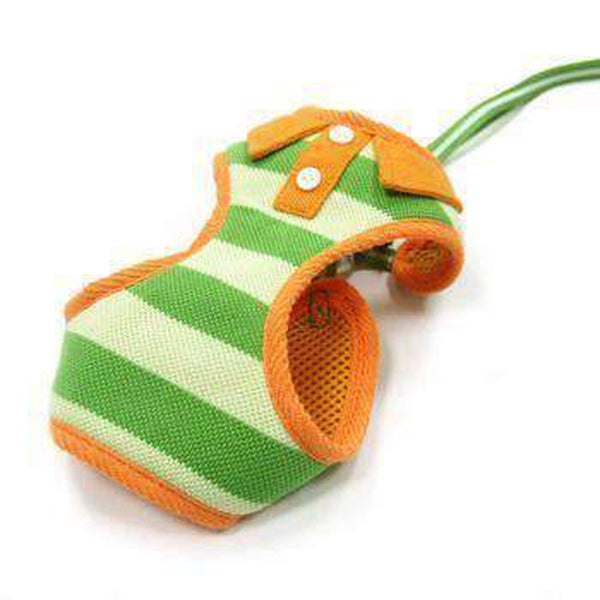 EasyGo Polo Stripe Dog Harness by Dogo - Green, Collars and Leads, Furbabeez, [tag]