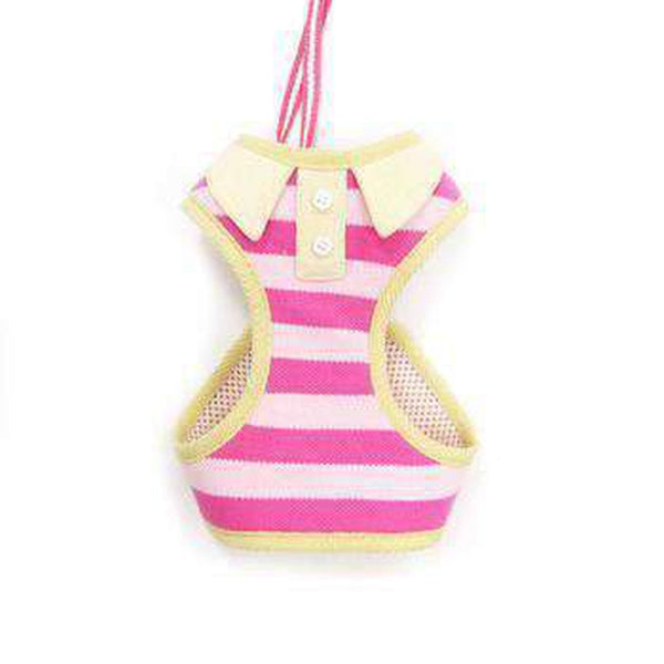 EasyGo Polo Stripe Dog Harness by Dogo - Pink, Collars and Leads, Furbabeez, [tag]