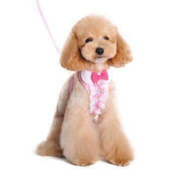 EasyGo Ruffle Dog Harness by Dogo - Pink, Collars and Leads, Furbabeez, [tag]