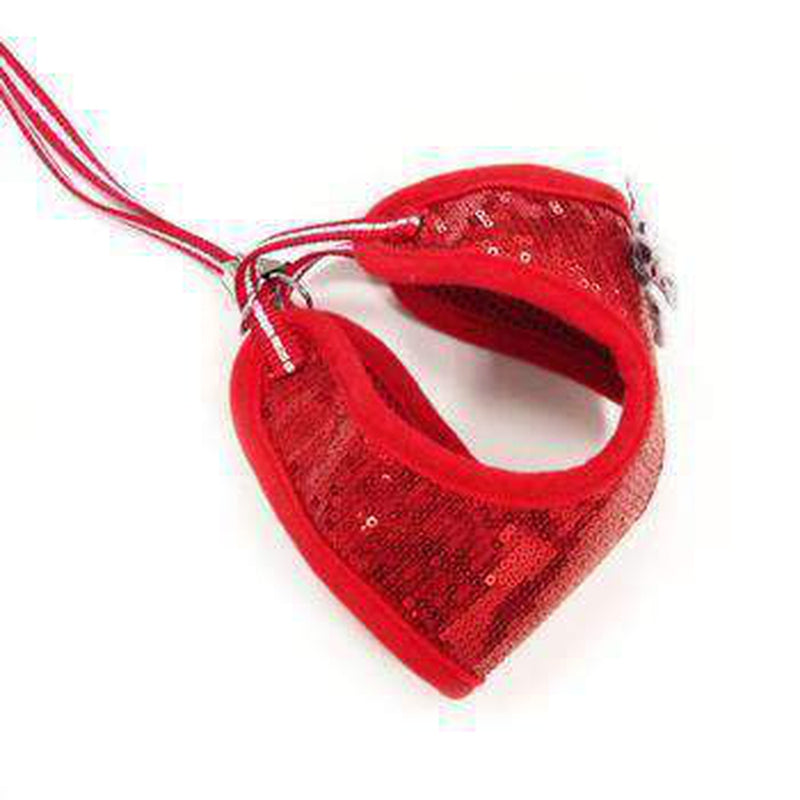 EasyGo Sequins Dog Harness by Dogo - Red, Collars and Leads, Furbabeez, [tag]