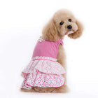Eyelet Flower Dog Dress, Pet Clothes, Furbabeez, [tag]