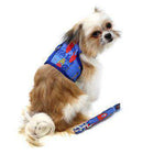 Fabric Dog Harness with Leash - Ukuleles and Surfboards, Collars and Leads, Furbabeez, [tag]