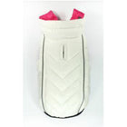 Reversible-Reflective Puffer Dog Vest - Pink/White, Pet Clothes, Furbabeez, [tag]