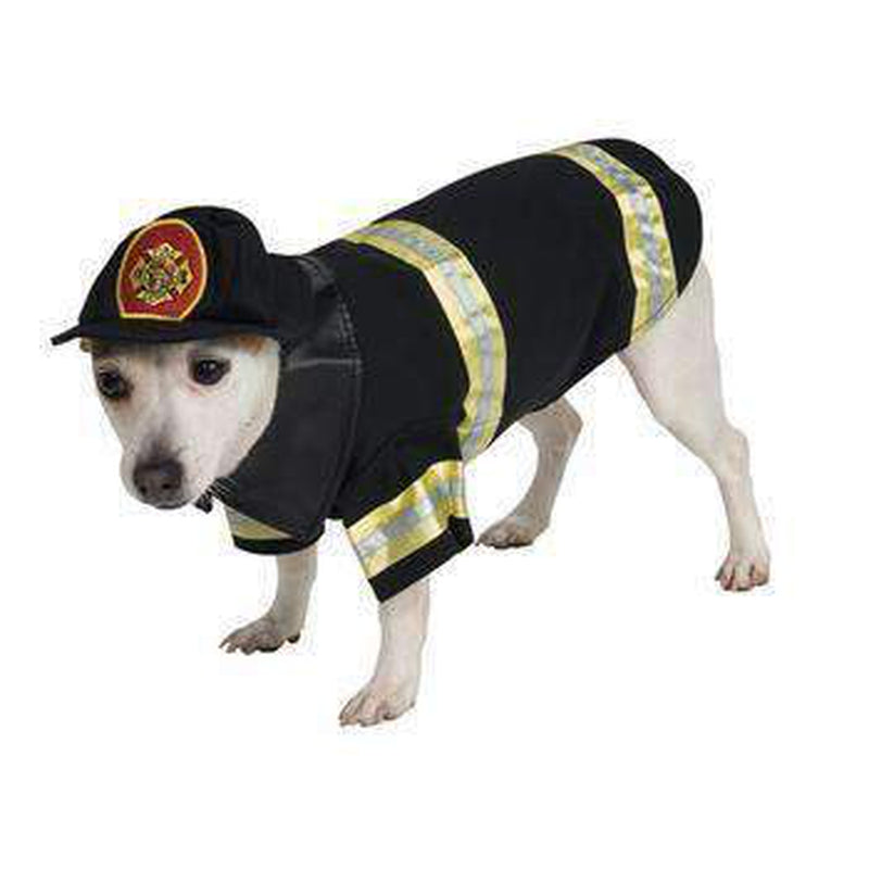 Fire Fighter Dog Halloween Costume, Pet Clothes, Furbabeez, [tag]
