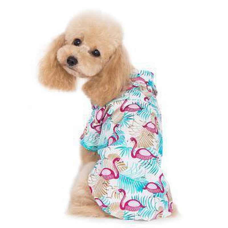 Flamingo Island Dog Shirt, Pet Clothes, Furbabeez, [tag]