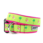 Flamingos Collar & Lead Collection Collars and Leads Worthy Dog XS Dog Collar 