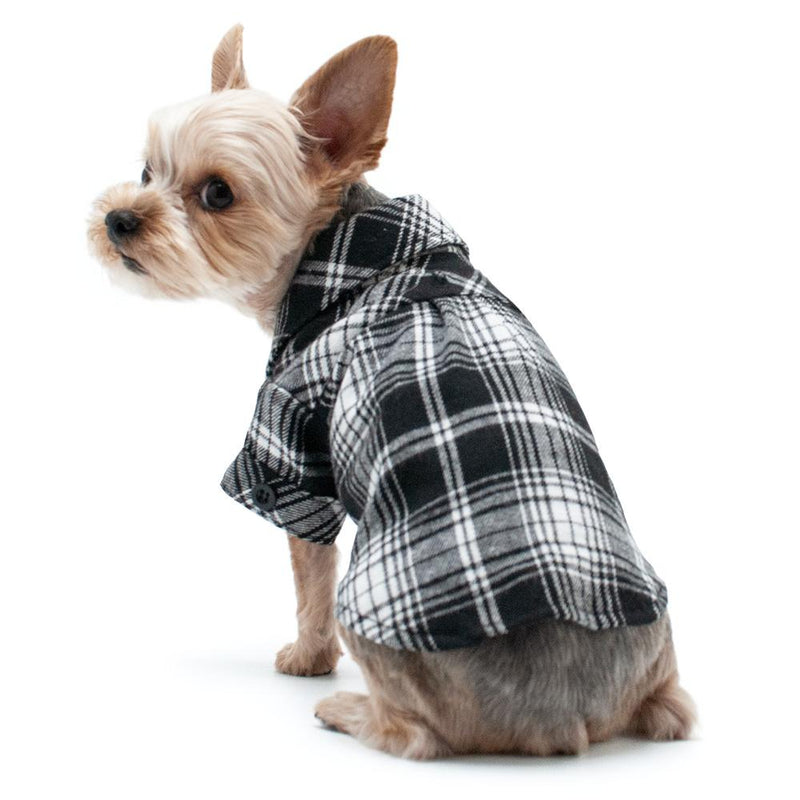 Flannel Button Down Dog Shirt, Pet Clothes, Furbabeez, [tag]