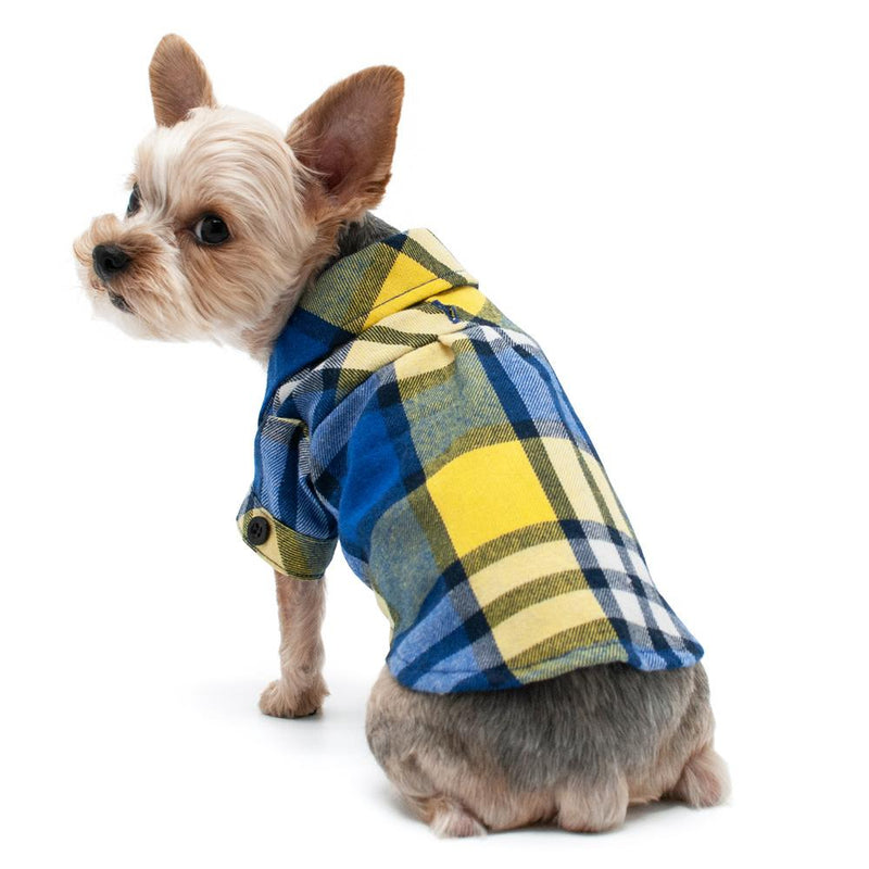 Flannel Button Down Dog Shirt, Pet Clothes, Furbabeez, [tag]