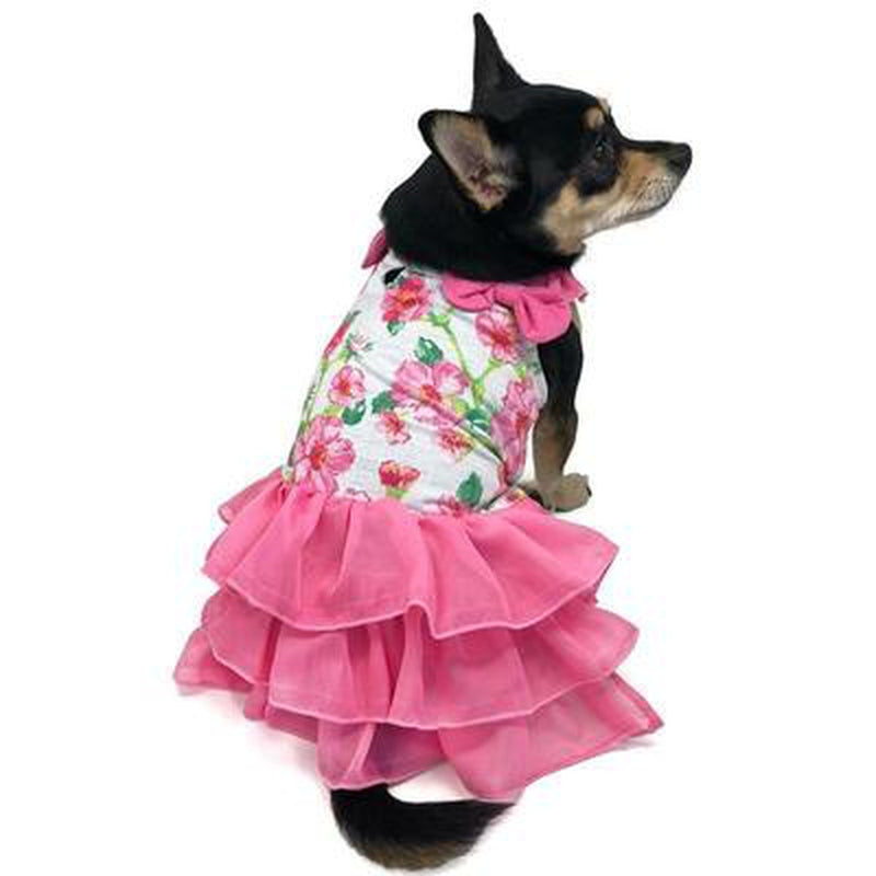 Flower Flounce Dog Dress, Pet Clothes, Furbabeez, [tag]