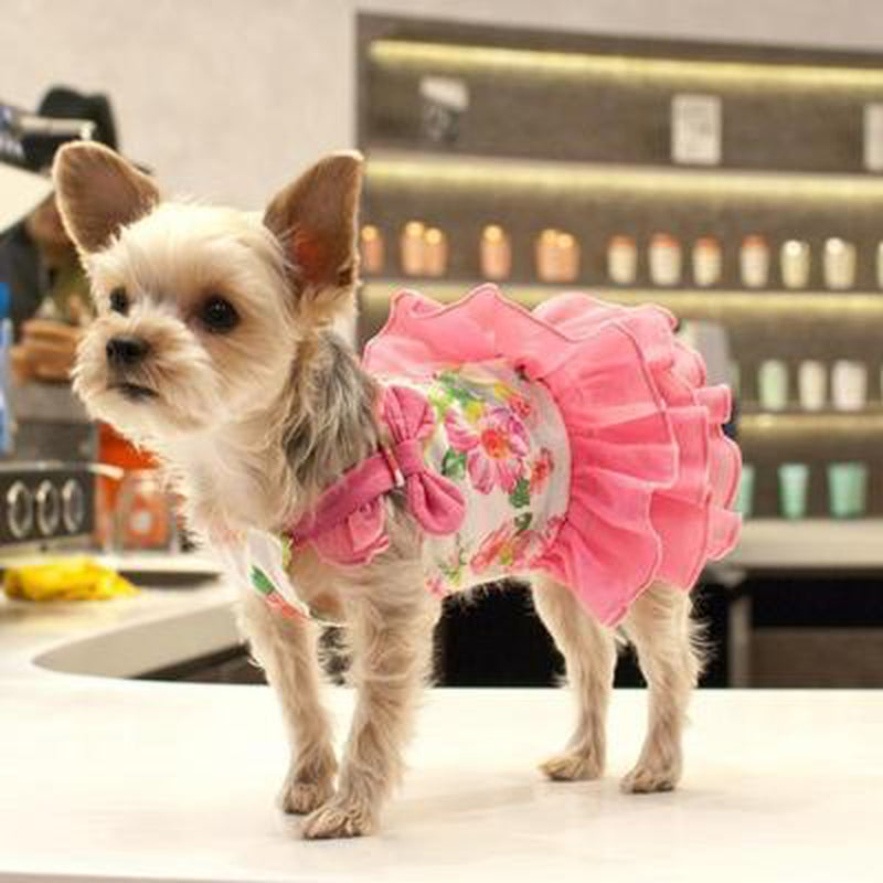 pink dress for dogs Puppy Pink Madison Dress
