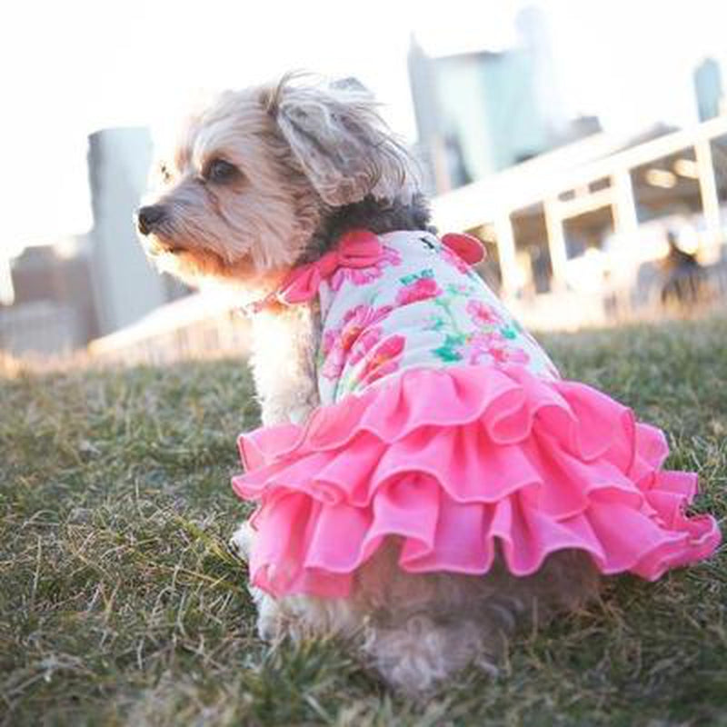 pink dress for dogs Dog Dress, Dog Christmas Dress, Cat Dress, Dog Wedding Dress, Dog Dresses for Large Dogs Girl, Girl Puppy Princess Tutu Dress with Leash Ring, Fashion Pet Dog Clothes for Birthday Wedding(2XL-Pink) -