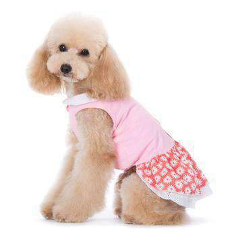 Flower Bling Dog Dress, Pet Clothes, Furbabeez, [tag]