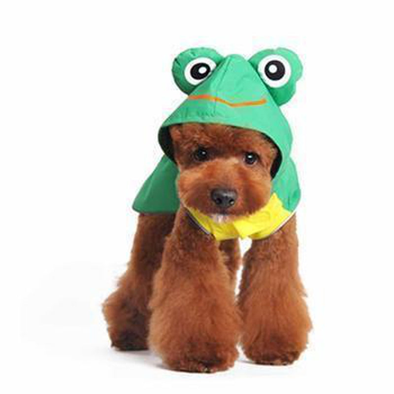 Frog Dog Raincoat, Pet Clothes, Furbabeez, [tag]