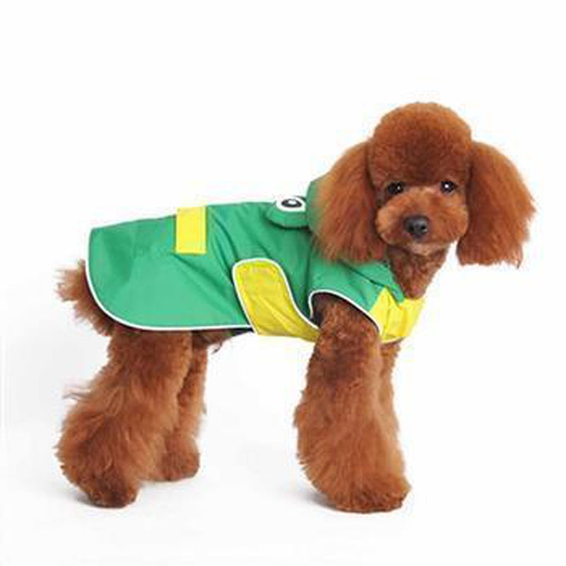 Frog Dog Raincoat, Pet Clothes, Furbabeez, [tag]