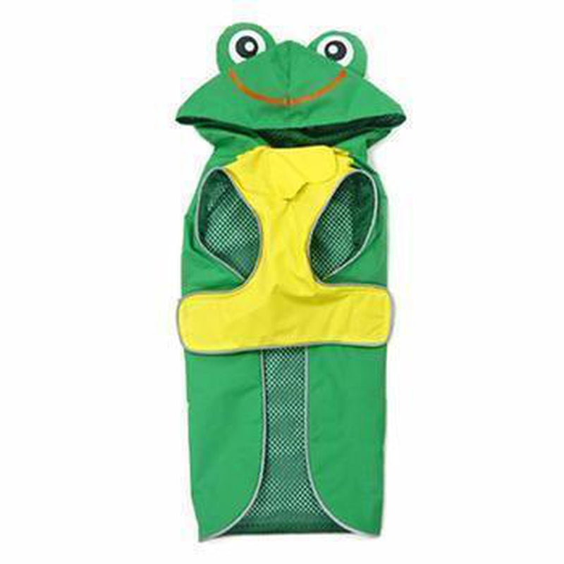 Frog Dog Raincoat, Pet Clothes, Furbabeez, [tag]