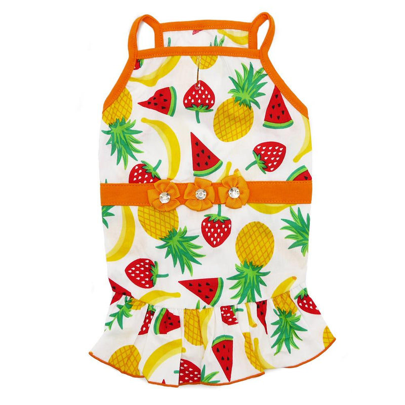 Fruitlicious Sun Dog Dress Pet Clothes DOGO 