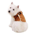 Furry Winter Harness Coat - Brown, Pet Clothes, Furbabeez, [tag]