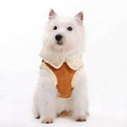 Furry Winter Harness Coat - Brown, Pet Clothes, Furbabeez, [tag]