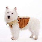 Furry Winter Harness Coat - Brown, Pet Clothes, Furbabeez, [tag]