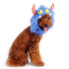 Furry Monster Dog Hat - Blue, Pet Accessories, Furbabeez, [tag]
