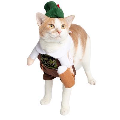 German Oktoberfest Dog Costume Pet Clothes Pet Krewe Medium (Fits Cats) 
