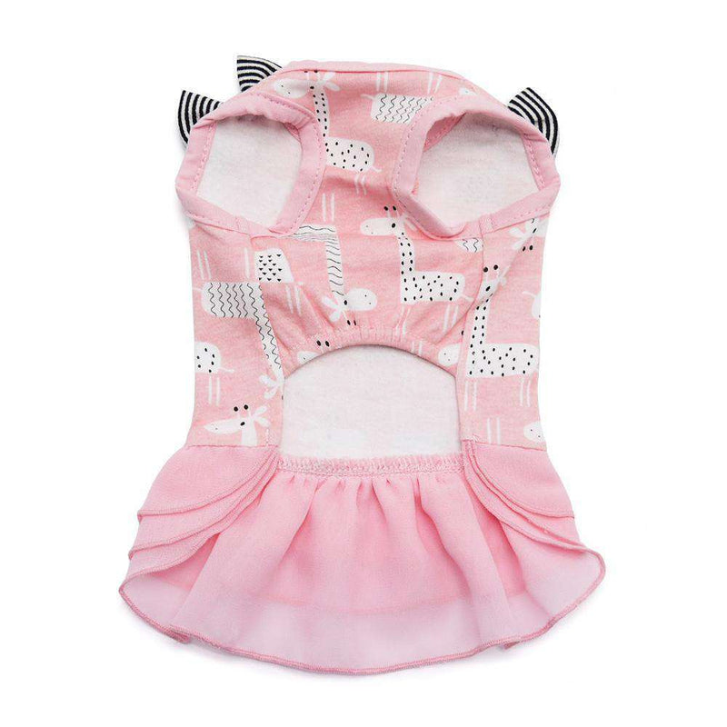 Giraffe Dog Dress, Pet Clothes, Furbabeez, [tag]