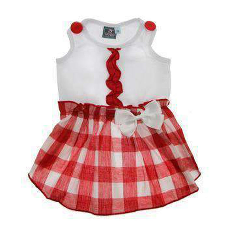 Hippie Country Plaid Dog Dress, Pet Clothes, Furbabeez, [tag]