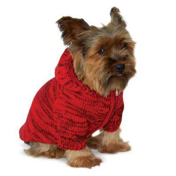 Hoodie Sweater Dog Coat by Dogo - Red, Pet Clothes, Furbabeez, [tag]