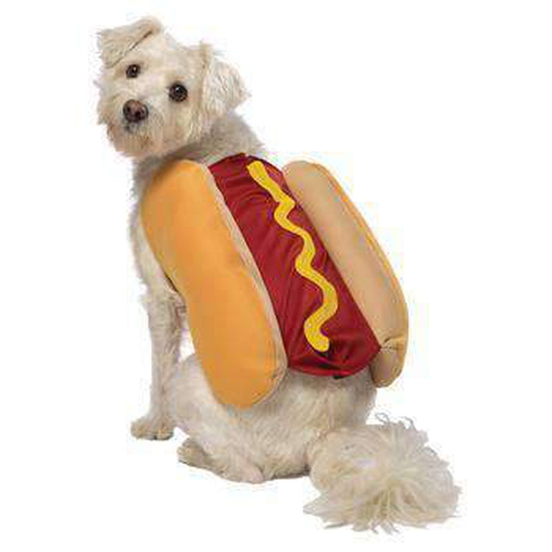 Hot Dog with Mustard Dog Halloween Costume, Pet Clothes, Furbabeez, [tag]