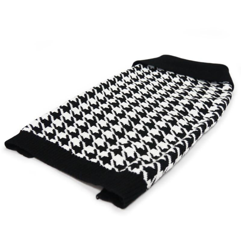 Houndstooth Dog Sweater, Pet Clothes, Furbabeez, [tag]