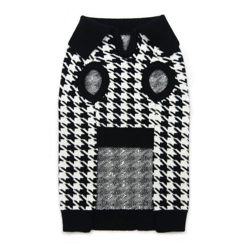 Houndstooth Dog Sweater, Pet Clothes, Furbabeez, [tag]