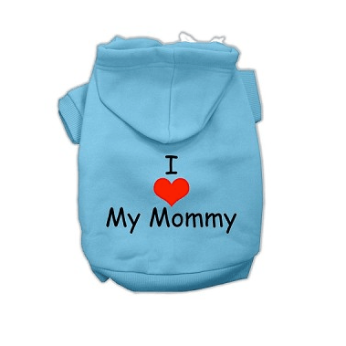 I LOVE MY MOMMY Dog Hoodie Pet Clothes Oberlo 