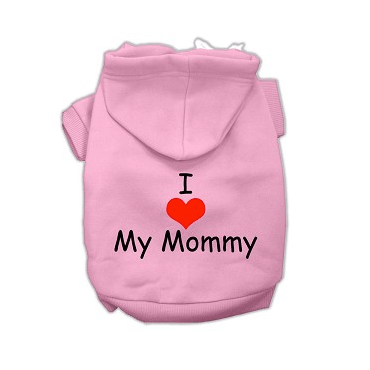 I LOVE MY MOMMY Dog Hoodie Pet Clothes Oberlo 