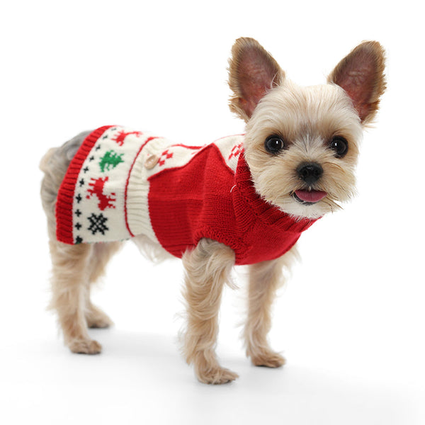 Jolly Sweater Dog Dress Pet Clothes DOGO 