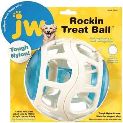 JW Pet Rockin Treat Ball Pet Toys JW Pet 