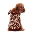 Leopard Hooded Dog Sweater by Dogo, Pet Clothes, Furbabeez, [tag]