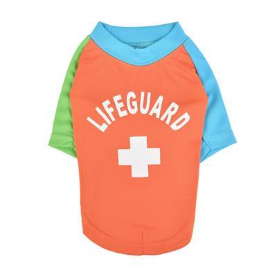 Lifeguard Rescuer Dog Vest Pet Clothes Puppia Small Orange 