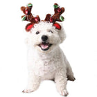 Light Up Reindeer Antlers Dog Hat, Pet Accessories, Furbabeez, [tag]