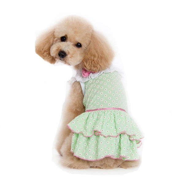 Little Flower Dog Dress Pet Clothes DOGO 