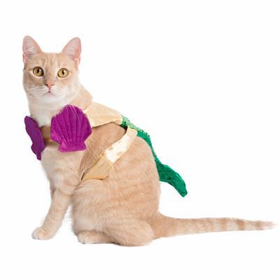 Mermaid Pet Dog Costume Pet Clothes Pet Krewe Small/Medium (Fits Cats) 
