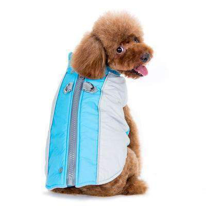 Mountain Hiker Dog Coat - Blue, Pet Clothes, Furbabeez, [tag]