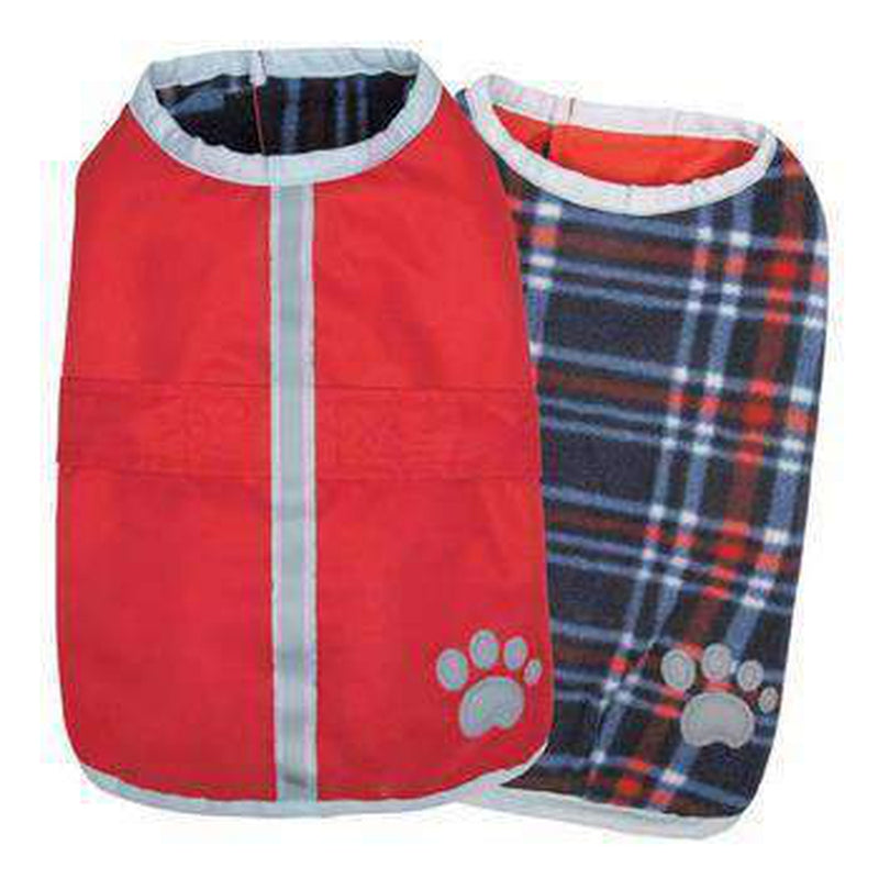 Nor'easter Dog Blanket Coat - Dark Red, Pet Clothes, Furbabeez, [tag]