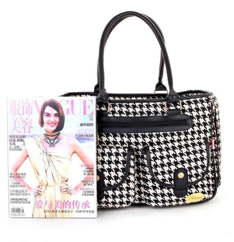 NYC Houndstooth Luxury Dog Carrier Pet Accessories Oberlo 