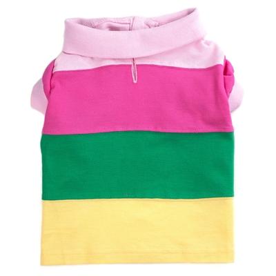 Pastel Colorblock Polo Dog Shirt Pet Clothes Worthy Dog 