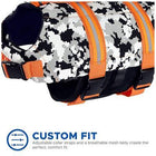 Paws Aboard Black/White CAMO Neoprene Pet Life Jacket Vest Pet Accessories Paws Aboard 