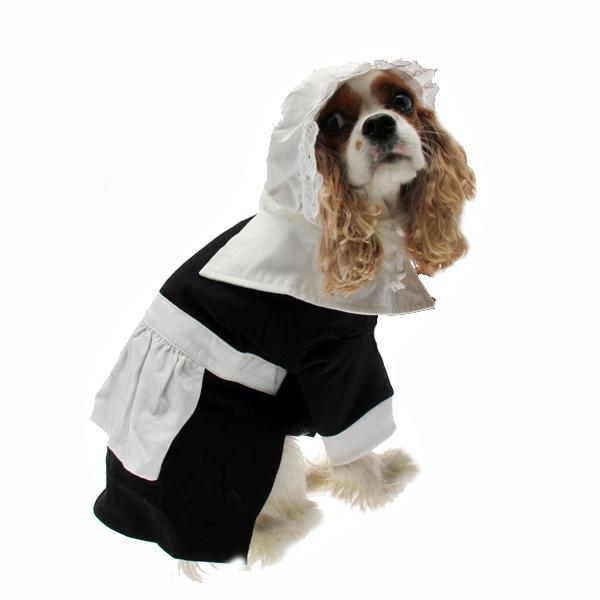 Pilgrim Girl Dog Costume Pet Clothes Puppe Love 