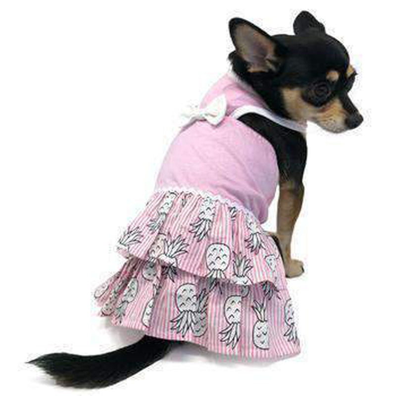 Pineapple Dog Dress, Pet Clothes, Furbabeez, [tag]